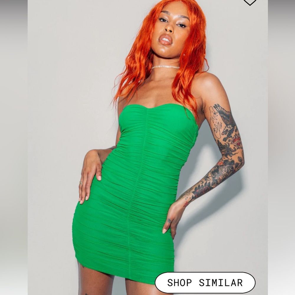 Princess Polly Ivy Mini Dress Green Size 2
